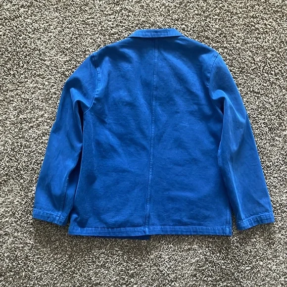 Alex Mill Britt work jacket in cobalt blue size S - Picture 3 of 5